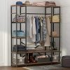 Tribesigns Free Standing Closet Organizer, Heavy Duty Clothes Closet Storage