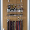 Men's Over the Door/Wall Belt Tie Valet Organizer