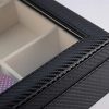 TimelyBuys Tie Display Case for 12 Ties, Belts, and Men's Accessories