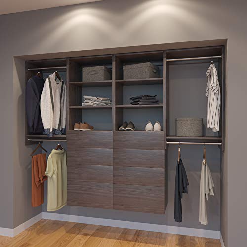 Modular Closets 8 FT Plywood Closet Organizer System