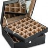 Glenor Co Classic 50 Slot Jewelry Box Earrings Organizer