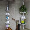 Aleola 4 Tier Basket Holder US Stock Suction Cup Corner Shower
