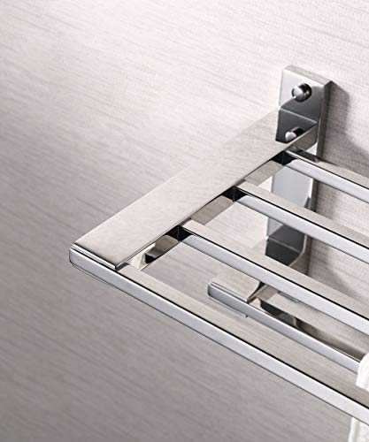 KES 22-Inch Hotel Towel Rack Bathroom Shelf Shower Towel Bar