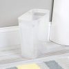 mDesign Slim Plastic Rectangular Small Trash Can Wastebasket