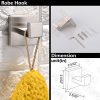 TURS Contemporary 4-Piece Bathroom Hardware Set Towel Hook Towel