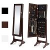 Best Choice Products Full Length Tilting Mirrored Cabinet Jewelry Armoire