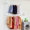 ALLZONE Adjustable Closet Rod Double Rail