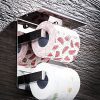 BAIANLE Toilet Paper Towel Holder Bathroom Double Roll Holder