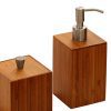 Seville Classics 5-Piece Bamboo Bath and Vanity Luxury Bathroom