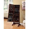BTEXPERT® Jewelry Cabinet: Full-Length Mirror with Ample Storage for Rings, Earrings & More