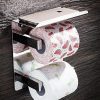 BAIANLE Toilet Paper Towel Holder Bathroom Double Roll Holder