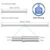 STARTOSTAR Adjustable Closet Rod 21.6 to 40.5 Inch Stainless Steel