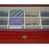 Display Case for 12 Ties, Belts, and Accessories Cherry Wood Storage