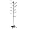 Modern Black Metal Freestanding Customizable Retail Hat Rack