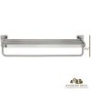Modern Flat Brushed Nickel Towel Rack | Clean Lines & Premium Quality