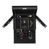 Vlando Lockable Jewelry Box Organizers w/Key - Small Travel Earrings/Rings Box