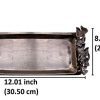 Decozen The Gingko Collection Aluminum Bath Tray in Antique Brass