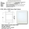 American Pride -Recessed White Raised Panel Door