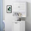 TANGKULA Wall Cabinet Medicine Cabinet Wood Collection