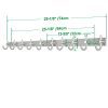 Wall Mounted Coat Rack Hooks - Stylish 30-Inch 10 Hooks Rail for Heavy Duty Storage! 🧥🔗
