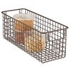 mDesign Farmhouse Decor Metal Wire Food Storage Organizer