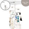 All Hung Up 12-Tier Extra Capacity Over The Door OR Wall Mounted Jewelry