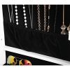 SONGMICS 6 LEDs Jewelry Cabinet Lockable Standing Mirrored Jewelry