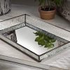 J Devlin Tra 106-1 Vintage Glass Jewelry Tray with Mirrored Bottom