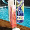 Hydrotools Indoor Outdoor Swimming Pool Weighted Poolside Towel Rack