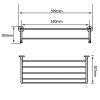 KES Towel Rack, with Towel Bar 23 Inch Polished Bathroom Shelf Wall Mount
