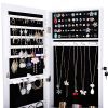 Lockable Wall-Mounted Jewelry Armoire