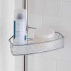 🛁 Adjustable Tension Shower Caddy: Organize Your Essentials with Style and Stability