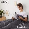 ZonLi Adults Weighted Blanket 20 lbs(60''x80'', Grey, Queen Size)