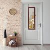 Marble Field Mirrored Jewelry Cabinet Lockable Wall Door Mounted Jewelry