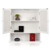 HOMFA Bathroom Wall Cabinet Multipurpose Kitchen Medicine Storage