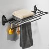 BESy Oil Rubbed Bronze Towel Racks, Bathroom Towel Shelf