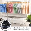 Reliancer Heavy Duty Large Garment Rack Stainless Steel Clothes Drying Rack