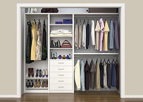 ClosetMaid SpaceCreations 64" - 99" Wood Closet Organizer Kit