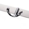 Candora 24in Wall Mounted Shelf Towel Rack Stainless Steel