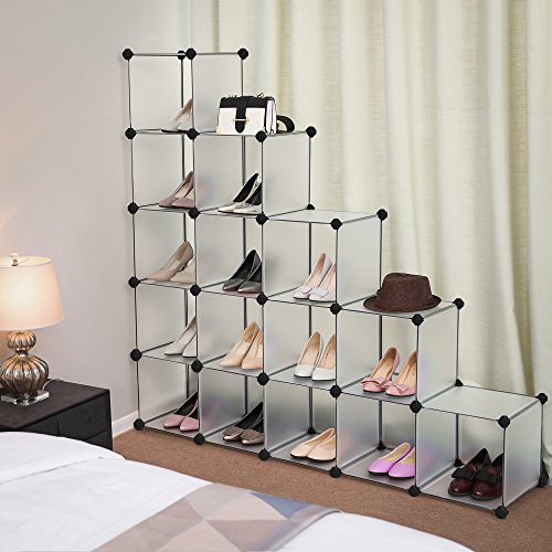 SONGMICS Cube Storage, Plastic Cube Organizer Units