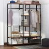 Tribesigns Double Rod Free Standing Closet Organizer