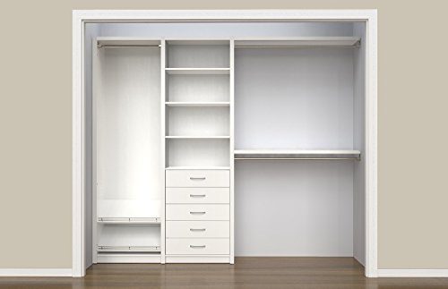 ClosetMaid SpaceCreations 64" - 99" Wood Closet Organizer Kit