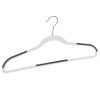Non-Slip Hangers - Premium ABS+TPR, 360° Swivel Hook, Space-Saving, Ideal for Shirts, Ties, Pants, Skirts, Blouses, Scarves, and Coats