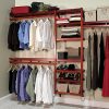 John Louis Home Solid Wood Closet System, Standard