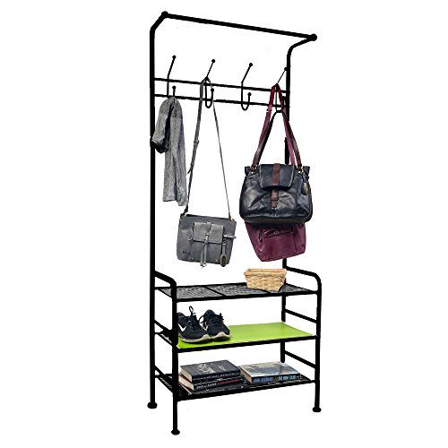 Mind Reader Metal Coat, Shoe Rack, Purses, Scarf