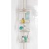 iDesign Twigz Bathroom Shelf Tension Caddy, Three Shelves