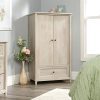 Sauder Edge Water Armoire, Chalked Chestnut Finish