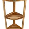 EcoDecors Oasis Corner Shelf, Natural