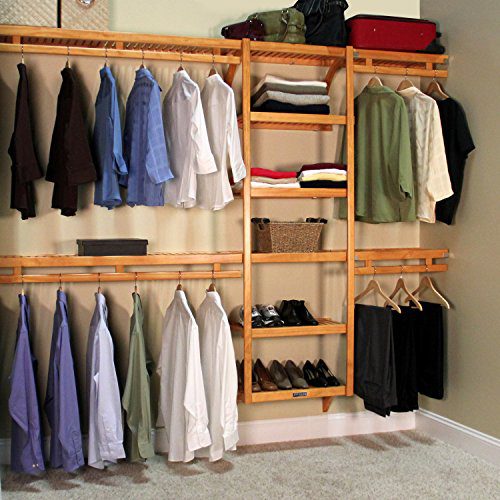 John Louis Home Standard 12-Inch Depth Closet Shelving System