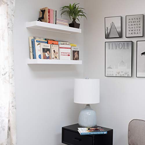 Wallniture Modern Floating Shelf Tray Wall Mount Home Decor